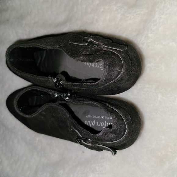 Comfort Plus by Predictions Size 11 Black Faux Suede Ankle Booties - Picture 4 of 6